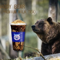 พ่อหมี (ยังไม่รวมท็อปปิ้ง) ชานมพรีเมียม