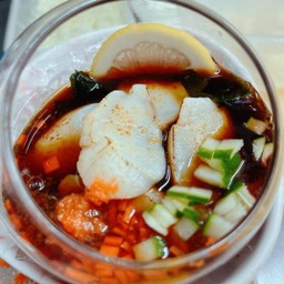 หอยเชลล์ย่างพอนสึ