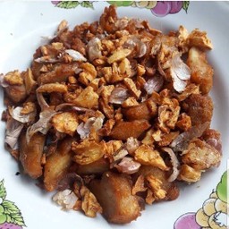 ข้าวไก่ทอดกระเทียม