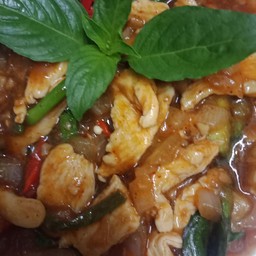 ข้าวราดพริกเผาไก่