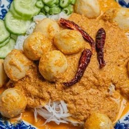 ร้านขนมจีน 4 น้ำ บ้านวังหม้อ Kanom Jeen 4 Nam Ban Wang Mo