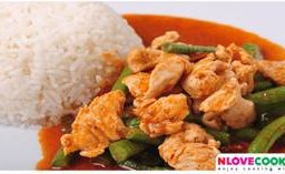 พริกแกงไก่+ไข่ดาว