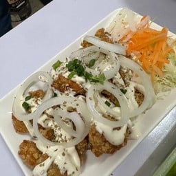 [อร่อยซ่ากับโค้ก] ไก่กรอบซอสซาวครีม + โค้กกระป๋องไม่มีน้ำตาล