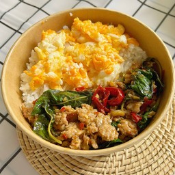 ข้าวกระเพราหมูสับ