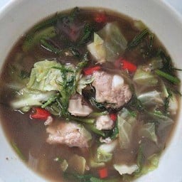 แกงอ่อมกระดูกอ่อนหมูปลาร้า