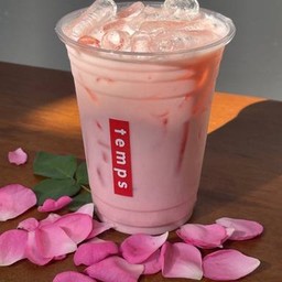 rose milk tea | ชานมกุหลาบ