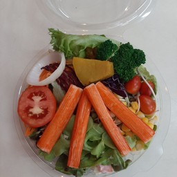 สลัดปูอัด สาหร่ายวากาเมะ