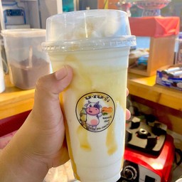 นมสดคาราเมลปั่น