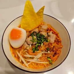 ก๋วยเตี๋ยวต้มยำหมูเด้ง(ไม่รวมไข่)