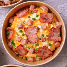 ข้าวไข่ข้น + โบโลน่า