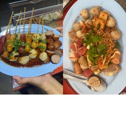 ลูกชิ้นทอด ยำ ยามเย็น น้องกูเกิ้ล