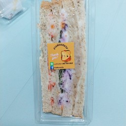 แซนวิชสุขภาพปูอัดทูน่า แบบสามเหลี่ยม