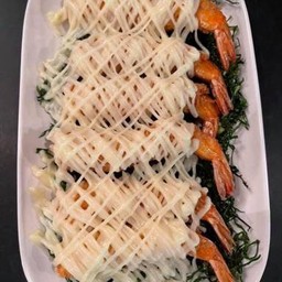 กุ้งกรอบครีมมะนาว