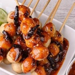 ลูกชิ้นหมูทอด