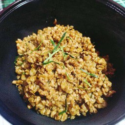 คั่วกลิ้งหมูสับ (กับข้าว)