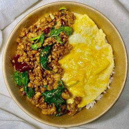 กระเพรา  🤗🤗 ไข่ข้น