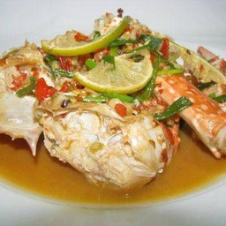 ปูม้าผัดมะนาว