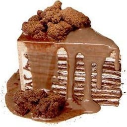 Milo Volcano Crepe Cake