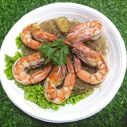 กุ้งอบวุ้นเส้น
