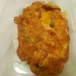 ข้าว+ไข่เจียว พริกสด หอมแดง