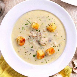 ⭐5.0 (121) - Champignons Mushroom Creamy Soup 🌰 ซุปครีมเห็ดแชมปิญอง