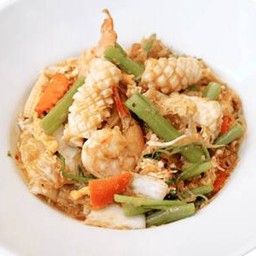 สุกี้แห้งผัดหมู