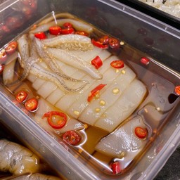 หมึกดองซีอิ๊วน้ำจิ้ม