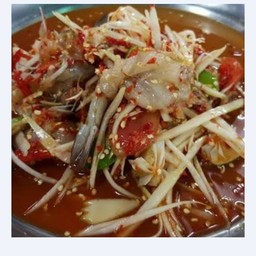 ตำปูปลาร้า,กุ้งสด