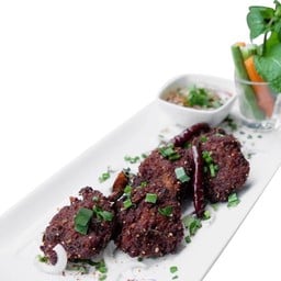 ลาบหมูทอด