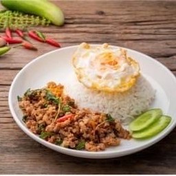 กะเพราหลบมุม🍛🍅ร้านน้องเอง 1เคหะแปลงยาว