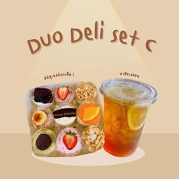Duo Deli Set C (มินิบ๊อก L + ชาพีชเลม่อน)