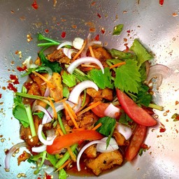 ยำไก่ย่าง