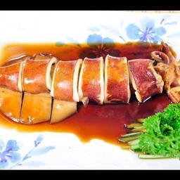 ปลาหมึกนึ่งซีอิ๊ว