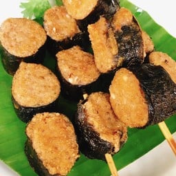 ลูกชิ้นสอดไส้ปูอัดห่อสาหร่ายทอด (ไม้ละ)