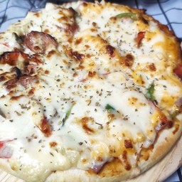 พิซซ่าโฮมดเมดหน้าซุปเปอร์เดอะลุกซ์s