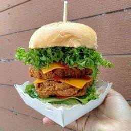 ดับเบิ้ลเบอร์เกอร์ไก่ทอด