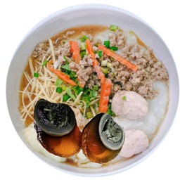 โจ๊กผู้ใหญ่ ใส่ไข่เยี่ยวม้า