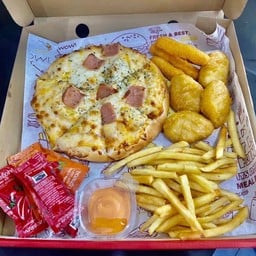 [อร่อยซ่ากับโค้ก] เซ็ตอิ่มจุใจ M +  โค้ก ออริจินัล (ขวด)