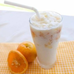 ส้ม นมสด สมูทตี้