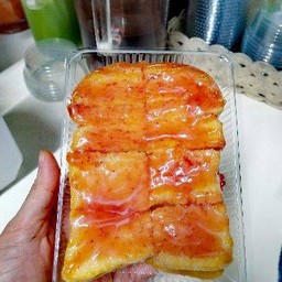 ปังปิ้งเนยนมแยมสตอเบอร์รี่