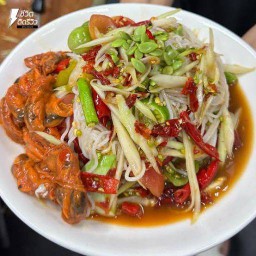 ตำซั่วหอยดองปลาร้า