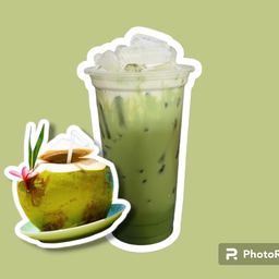 มะพร้าวปั่น ชาเขียว