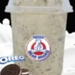 นมหมีปั่นโอรีโอ