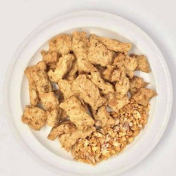 ไก่ยอพริกไทยดำทอด×กระเทียมเจียว
