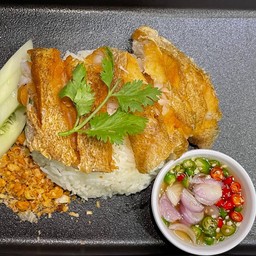 ข้าวหน้าปลาเก๋าแกะ