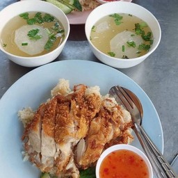 ข้าวมันไก่ทอด