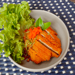 มาม่าแซ่บแห้งไก่ทอด