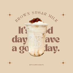 Brown Sugar Milk Frappe