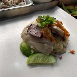 ข้าวมันไก่ผสม
