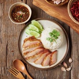 ข้าวคอหมูย่าง